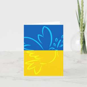 Dove of Peace: Ukraine Harmony Greeting Card