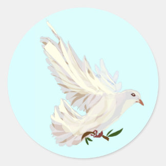 Dove & Olive Branch Sticker