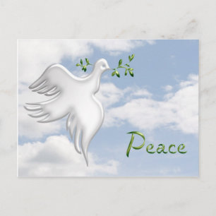 Dove Peace Sky Postcard