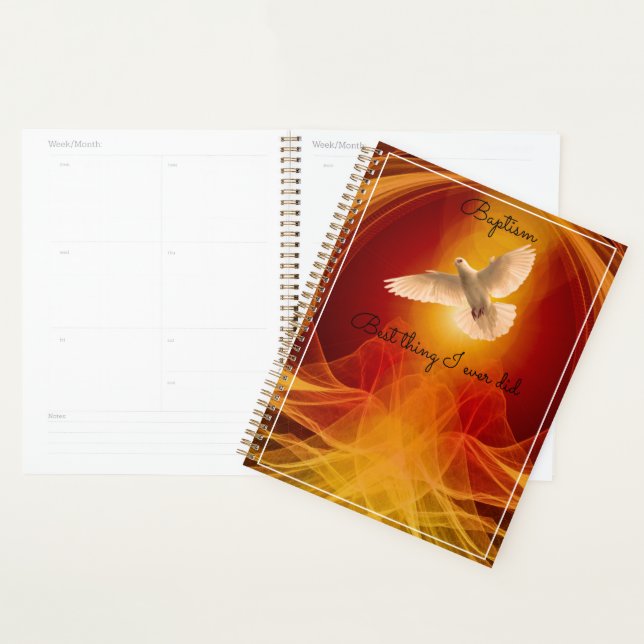 Dove Planner Book-Baptism (Display)