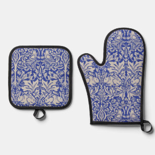 Dove & Rabbit, Morris Oven Mitt & Pot Holder Set