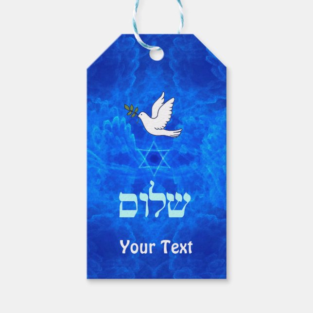 Dove - Shalom Gift Tags (Front)