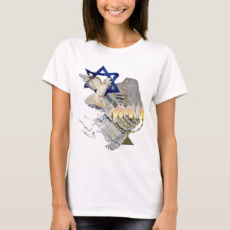 Dove, Tallit & Menorah B T-Shirt
