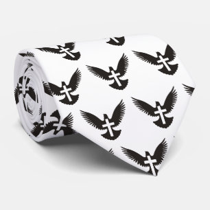 Dove with Cross Neck Tie