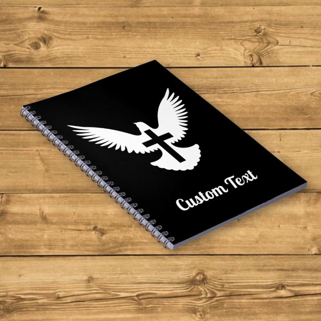 Dove with Cross Notebook (Creator Uploaded)