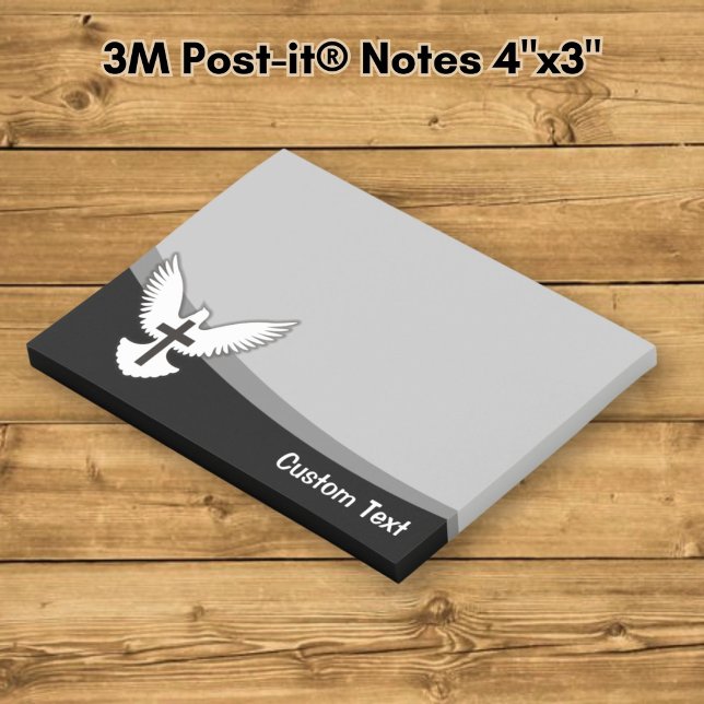 Dove with Cross Post-it Notes (Creator Uploaded)