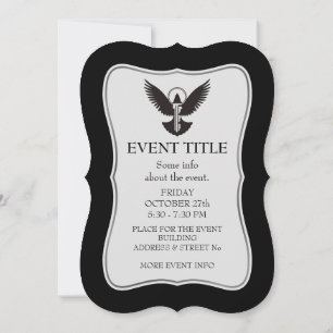 Dove with Key Invitation