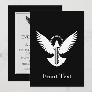 Dove with Key Invitation