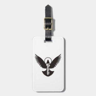 Dove with Key Luggage Tag