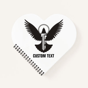 Dove with Key Notebook