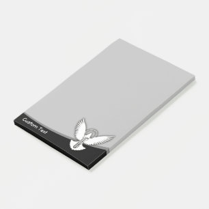Dove with Key Post-it Notes