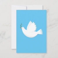 Dove with olive branch