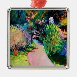 Dovecote Exotic Metal Tree Decoration