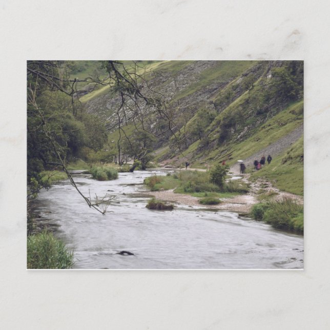 Dovedale Peak District postcard (Front)