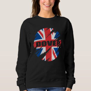Dover British Flag England Uk Britain Union Jack Sweatshirt