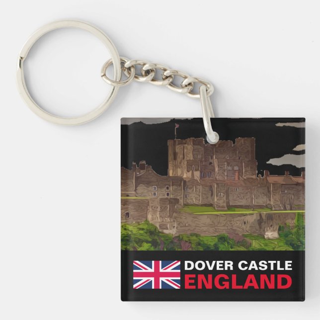 DOVER CASTLE, WALES KEY RING (Front)