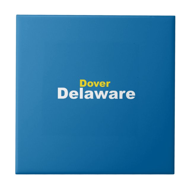 Dover, Delaware Ceramic Tile (Front)