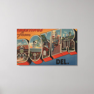 Dover, DelawareLarge Letter ScenesDover, DE Canvas Print