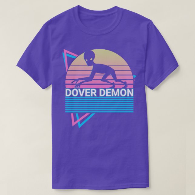 Dover Demon Cryptid Cryptozoology Retro T-Shirt (Design Front)