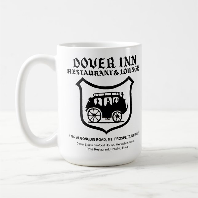 Dover Inn Restaurant, Mt. Prospect, IL Coffee Mug (Left)