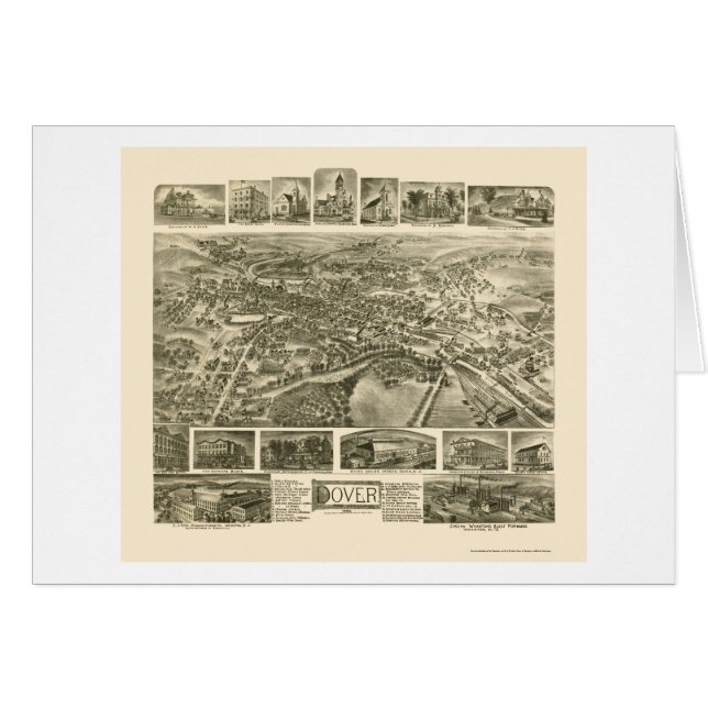 Dover, NJ Panoramic Map - 1903 (Front Horizontal)