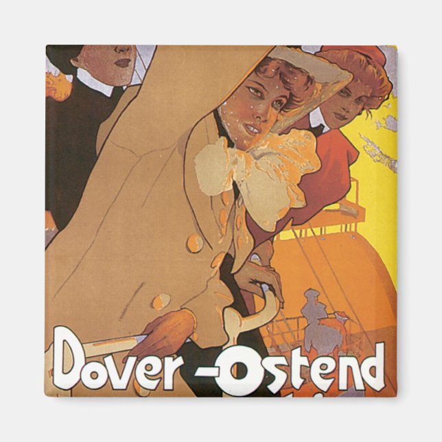 Dover-Ostend Line Magnet (Front)