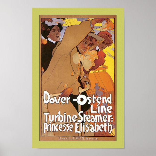 Dover-Ostend Line Poster (Front)