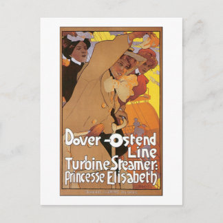 Dover Ostend Line Princess Elizabeth Postcard