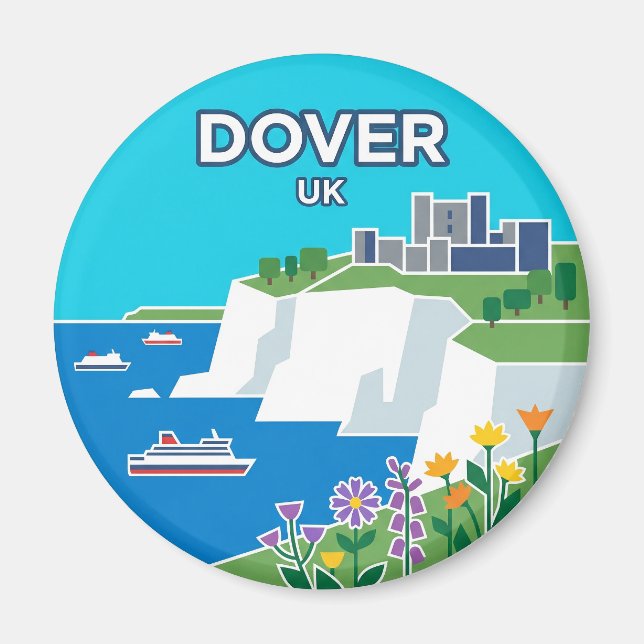Dover UK Magnet (Front)