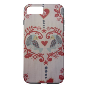 Doves and Hearts -- Pennsylvania Dutch Style Case-Mate iPhone Case