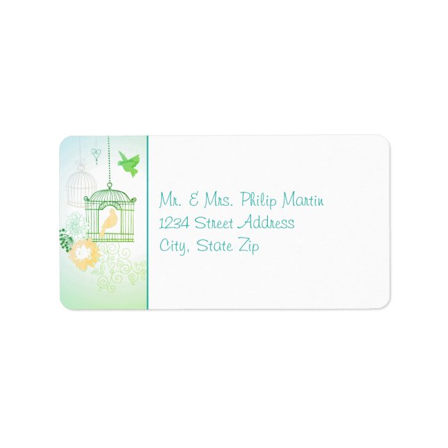 Doves & Cages - Address Labels (Front)