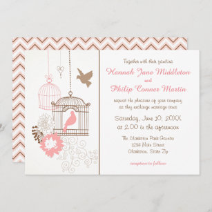 Doves & Cages - Wedding Invitation