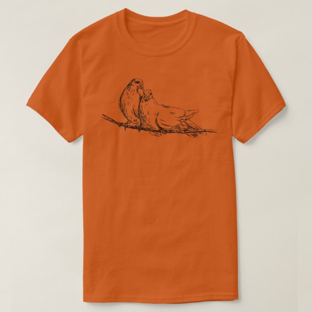 Doves couple T-Shirt (Design Front)