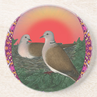 Doves Framed Coaster