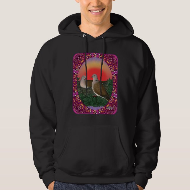 Doves Framed Hoodie (Front)