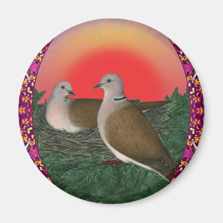 Doves Framed Magnet