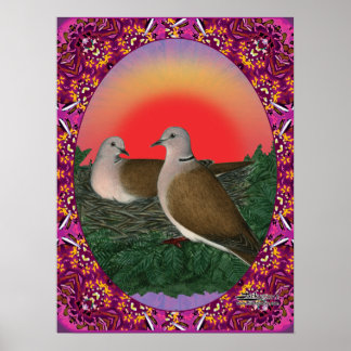Doves Framed Poster