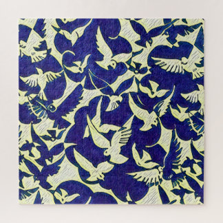 Doves in Flight Jigsaw Puzzle