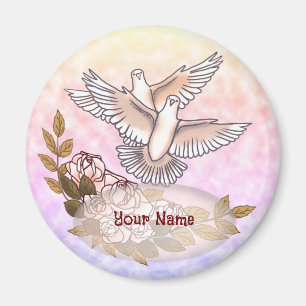 Doves Roses magnet