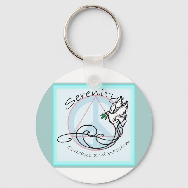 DOVEserenity.jpg Key Ring (Front)