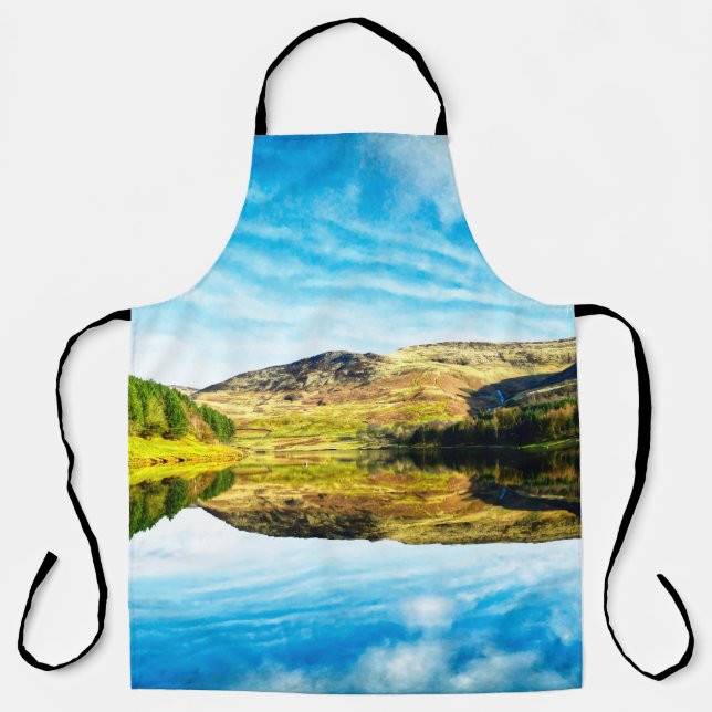 Dovestone Reservoir in winter  Apron (Front)