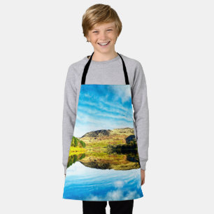 Dovestone Reservoir in winter Apron