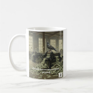 Dovish Means More Money Printing Coffee Mug