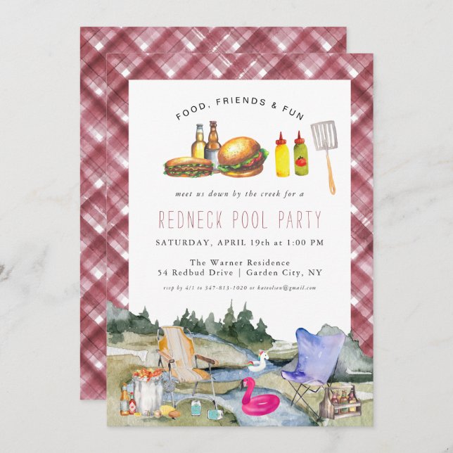 Down by the Creek | Redneck Pool Party (Front/Back)