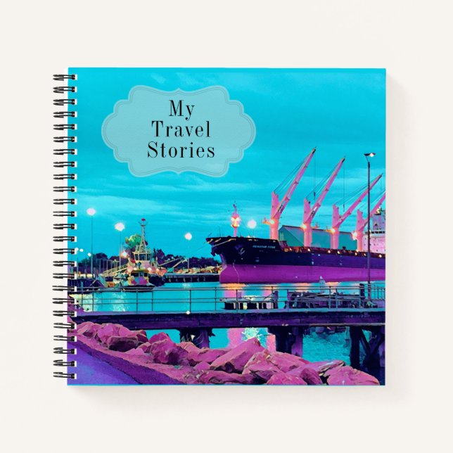 Down by the Docks Travel Notebook (Front)