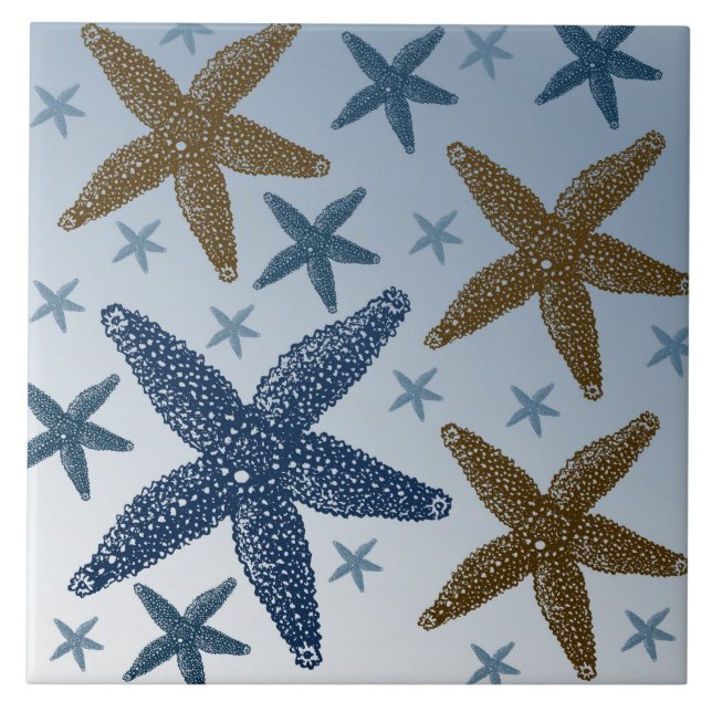 Down by the Sea Starfish Tile (Front)