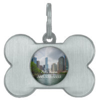Down Chicago River Pet ID Tag