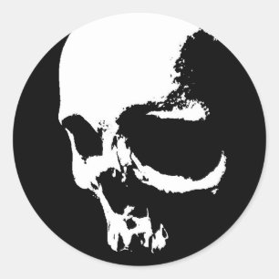 Down Classic Round Sticker