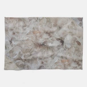 Down Comforter Feathers Photography Funny Tea Towel