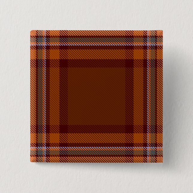 Down County Irish Tartan 15 Cm Square Badge (Front)
